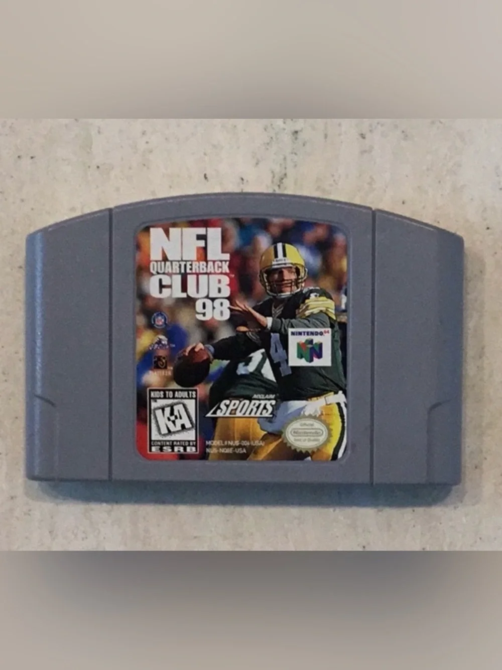 NFL Quarterback Club 98 Nintendo 64 Game N64
